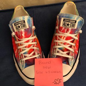 tie dye rainbow converse
